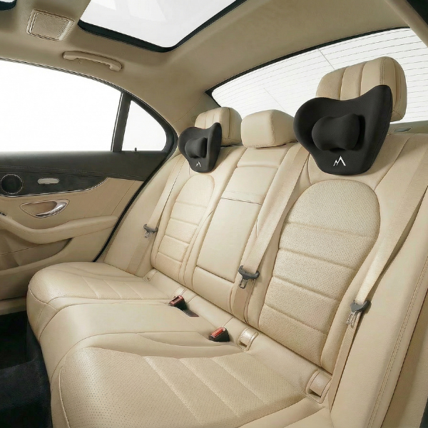 Pharaoh Aura+ Adjustable Memory Foam Car Neck Pillow β With Adaptive Central Support Pad for Daily Comfort