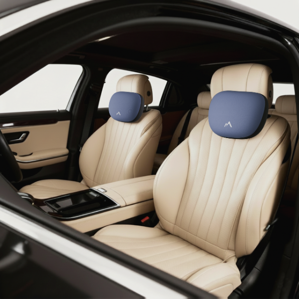 Pharaoh Solace Memory Foam Car Neck Pillow β Maybach-Inspired Luxury Comfort Cushion