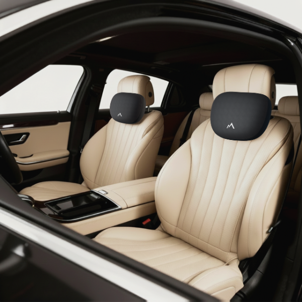 Pharaoh Solace Memory Foam Car Neck Pillow β Maybach-Inspired Luxury Comfort Cushion