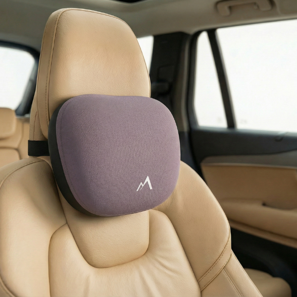 Pharaoh Solace Memory Foam Car Neck Pillow – Maybach-Inspired Luxury Comfort Cushion