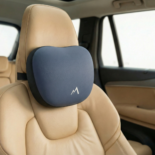 Pharaoh Solace Memory Foam Car Neck Pillow – Maybach-Inspired Luxury Comfort Cushion