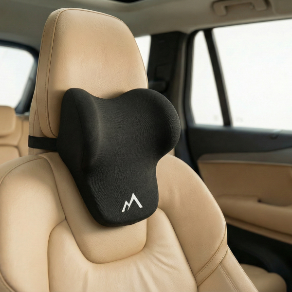Pharaoh Voyage+ Memory Foam Car Neck Pillow β Premium Ergonomic Support for Long Drives