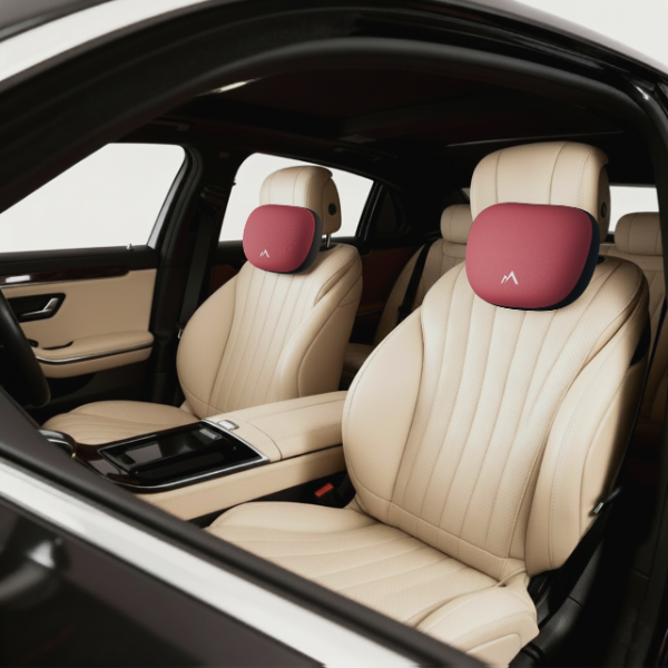 Pharaoh Solace Memory Foam Car Neck Pillow β Maybach-Inspired Luxury Comfort Cushion