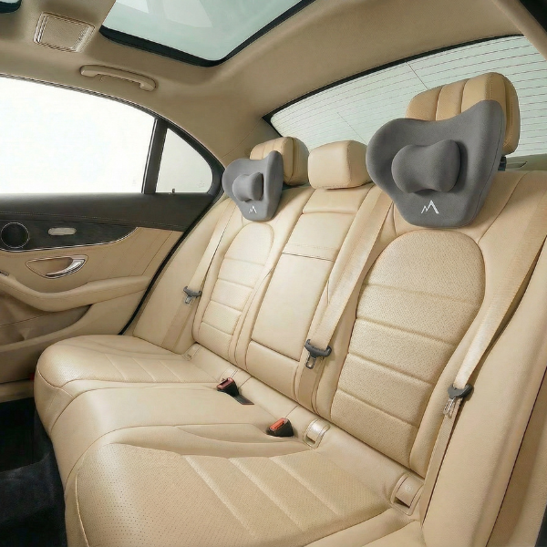 Pharaoh Aura+ Adjustable Memory Foam Car Neck Pillow β With Adaptive Central Support Pad for Daily Comfort