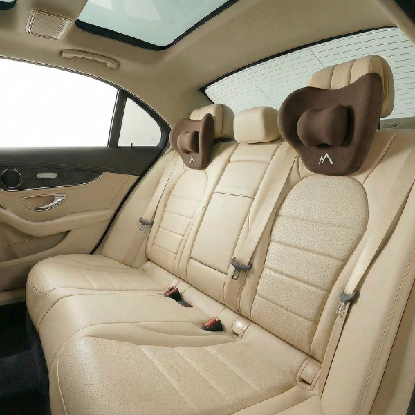 Pharaoh Aura+ Adjustable Memory Foam Car Neck Pillow β With Adaptive Central Support Pad for Daily Comfort