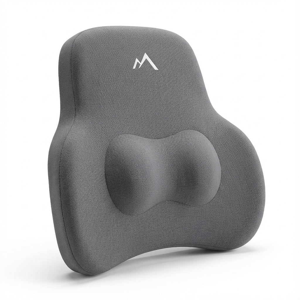 Pharaoh Spine+ Memory Foam Car Backrest – Ultimate Lumbar Support & Pain Relief Add-On