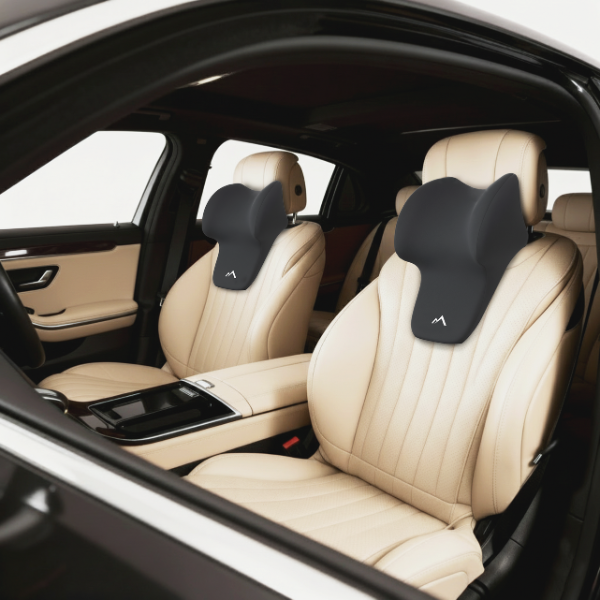 Pharaoh Voyage+ Memory Foam Car Neck Pillow – Premium Ergonomic Support for Long Drives