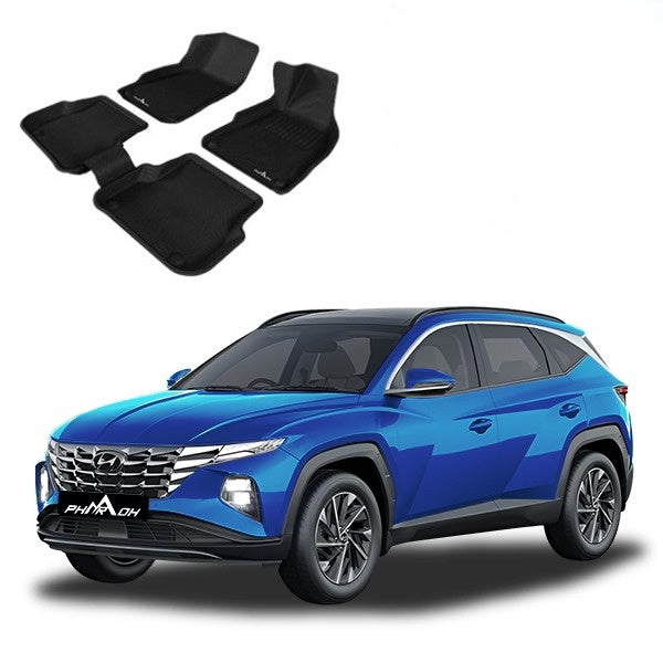 Pharaoh 3D mats installed in new Hyundai Tucson interior