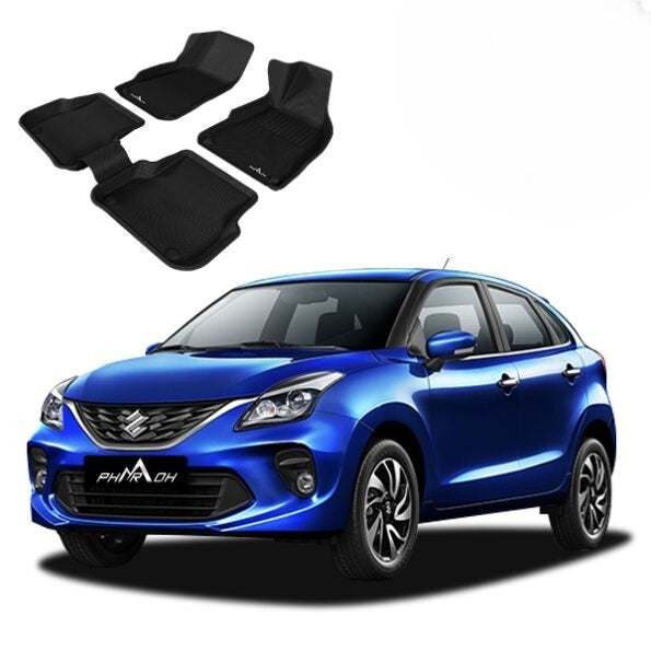 Maruti Suzuki Baleno Car Floor Mats - Custom Fit, Waterproof & Anti Skid