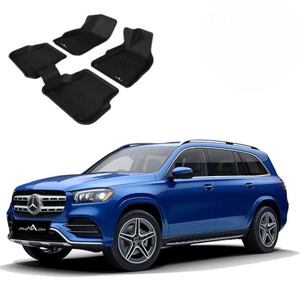 Mercedes Benz GLS New Car Floor Mats - Custom Fit, Waterproof & Anti Skid