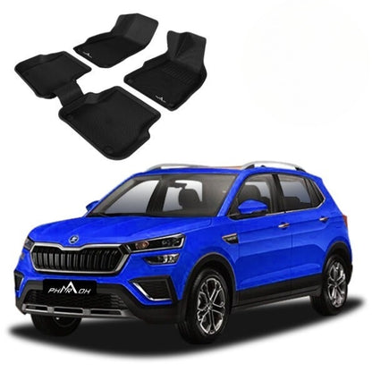 Skoda Kushaq Car Floor Mats - Custom Fit, Waterproof & Anti Skid