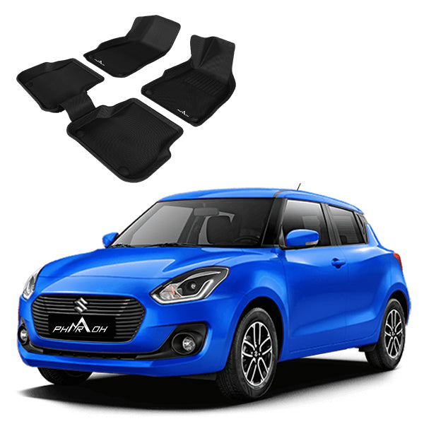 Suzuki Swift/Dzire Car Floor Mats - Custom Fit, Waterproof & Anti Skid