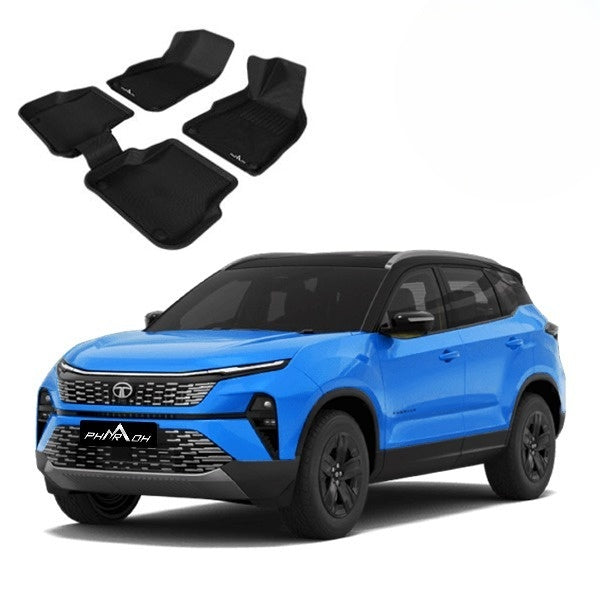 Pharaoh 3D mats installed in new Tata Harrier facelift interior