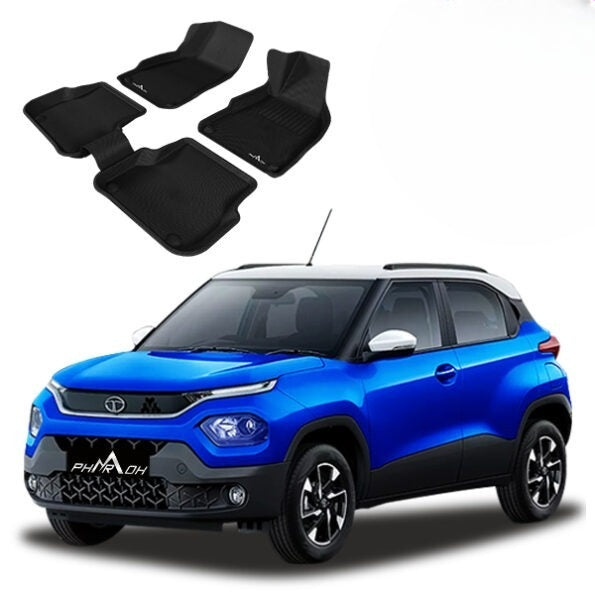 Tata Punch Car Floor Mats - Custom Fit, Waterproof & Anti Skid