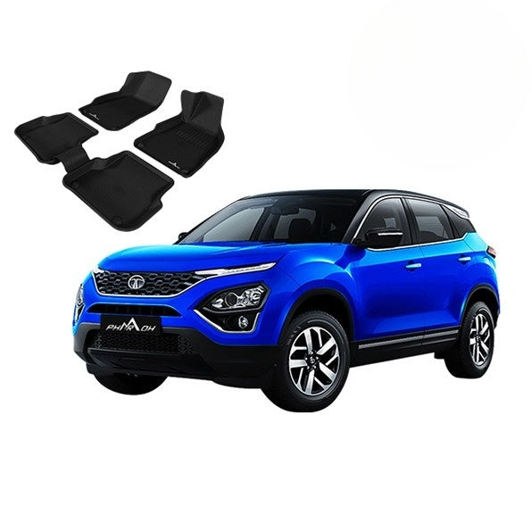 Tata Harrier Car Floor Mats (2019-2022) - Custom Fit, Waterproof & Anti Skid