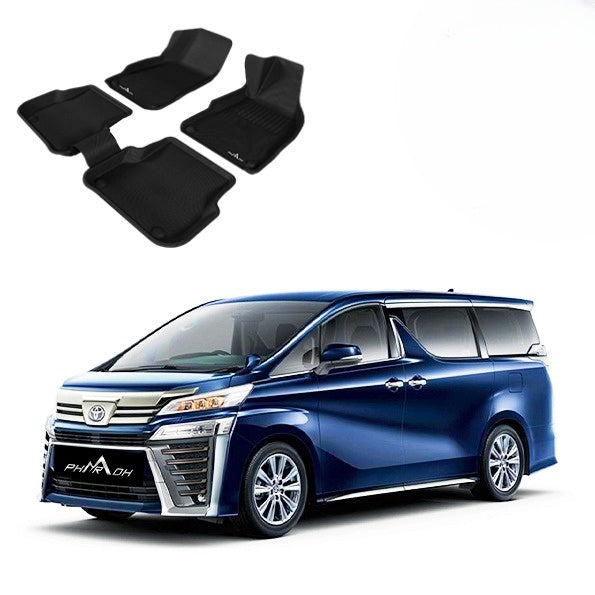 Toyota Vellfire Car Floor Mats (2015-2021) - Custom Fit, Waterproof & Anti Skid