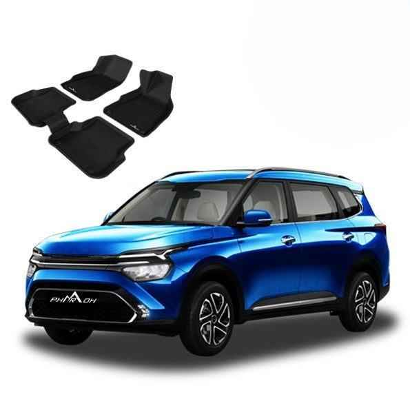 Kia Carens Car Floor Mats - Custom Fit, Waterproof & Anti Skid
