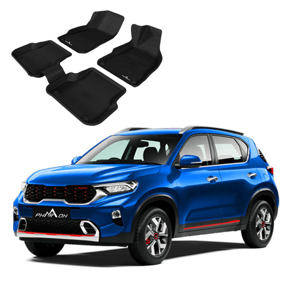 Kia Sonet Car Floor Mats - Custom Fit, Waterproof & Anti Skid