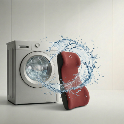 Pharaoh Sculpt+ Integrated Memory Foam Neck & Back Pillow – Full-Body Ergonomic Car Support System