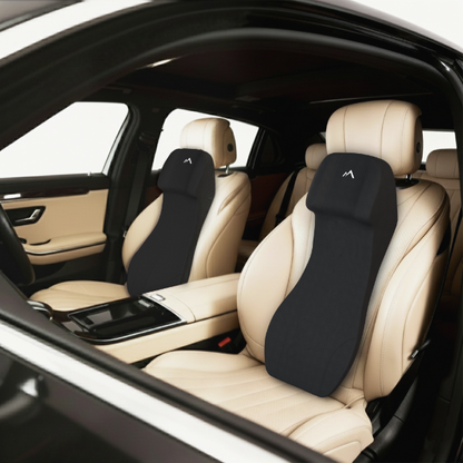 Pharaoh Sculpt+ Integrated Memory Foam Neck & Back Pillow – Full-Body Ergonomic Car Support System