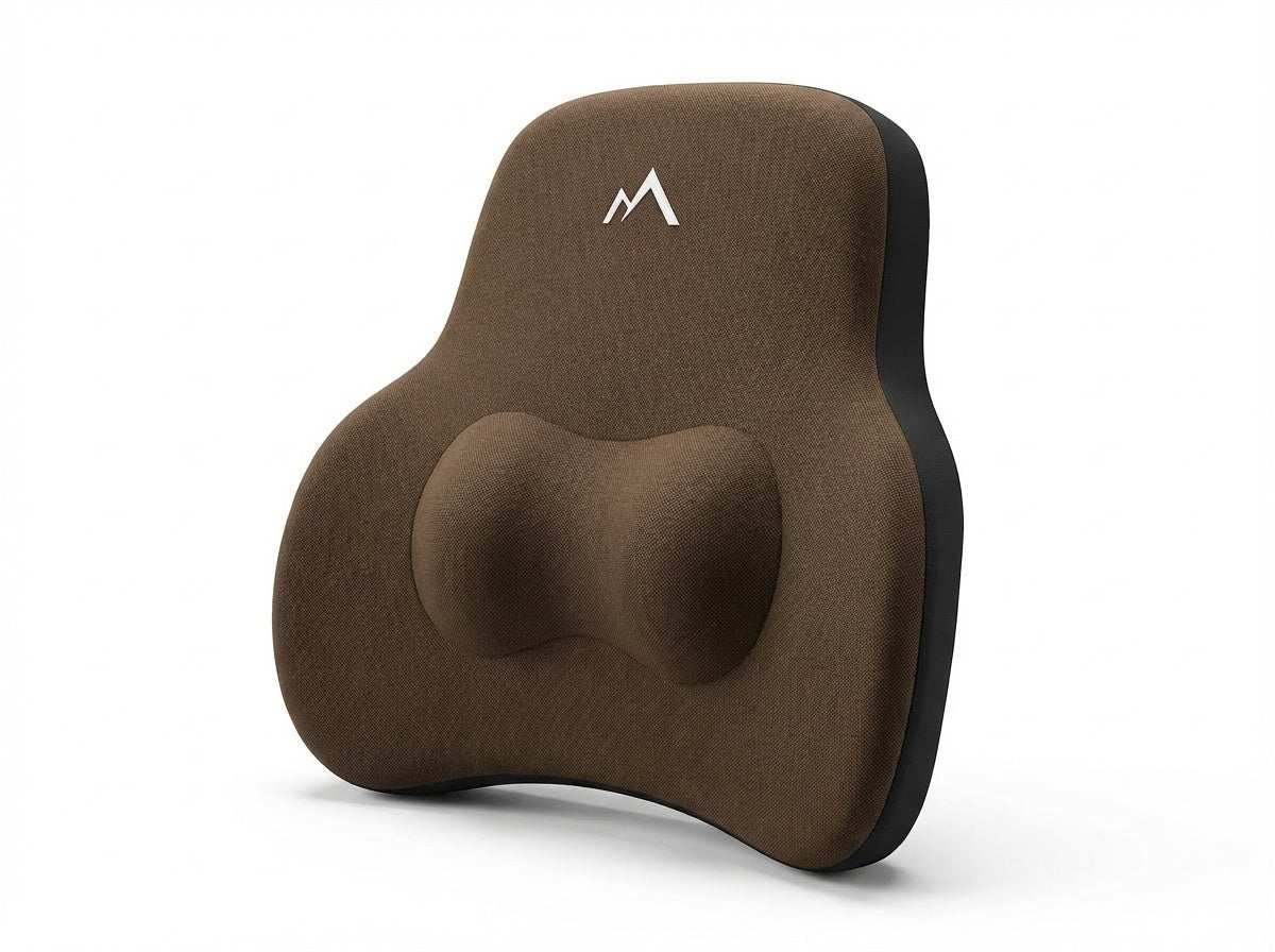 Pharaoh Spine+ Memory Foam Car Backrest – Ultimate Lumbar Support & Pain Relief Add-On