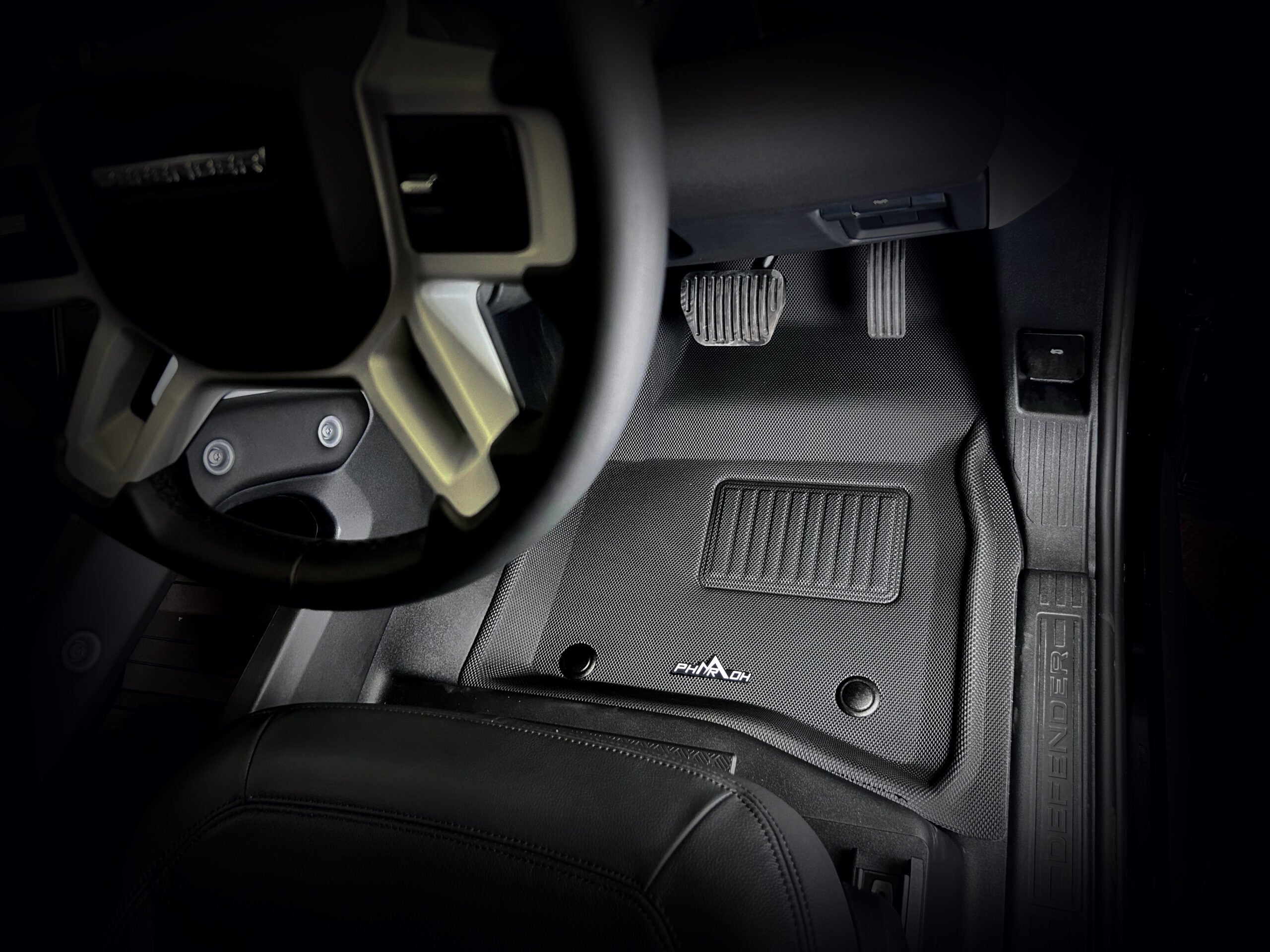 Land Rover Defender Floor Mats ( 2 Rows ) - Custom Fit, Waterproof & Anti Skid