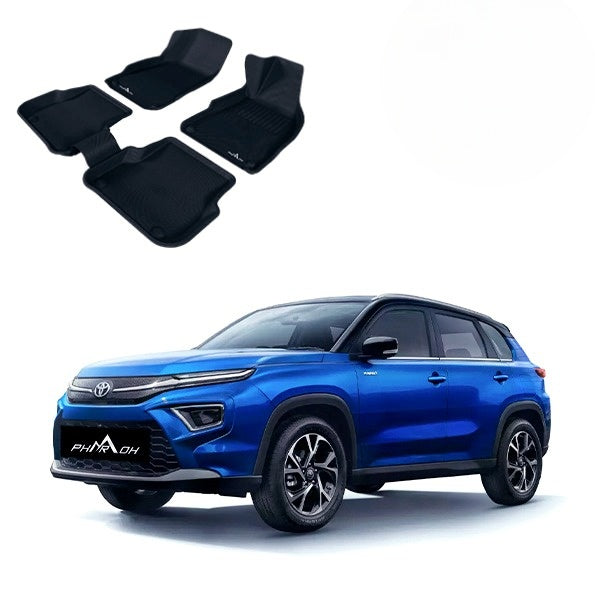 Toyota Hyryder Car Floor Mats  - Custom Fit, Waterproof & Anti Skid
