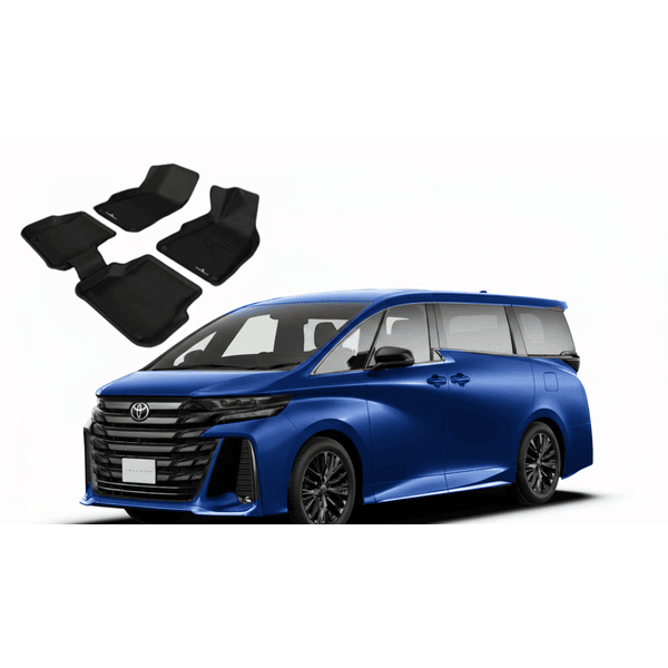 Toyota New Vellfire Car Floor Mats (2022-2025)  - Custom Fit, Waterproof & Anti Skid