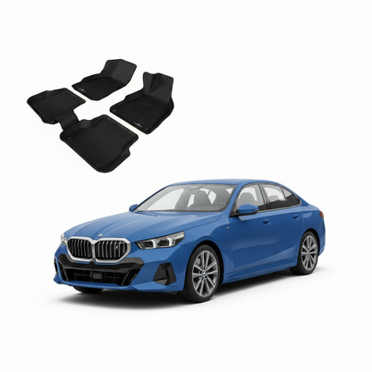 BMW 5 Series G60 Car Floor Mats - Custom Fit 3D Car Mats | Pharaoh Automotive