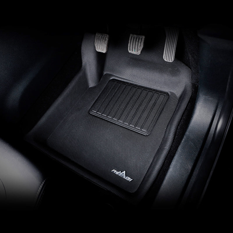 carbon-fiber TPE finish on floor mats for Tata Safari cabin

